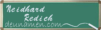 Neidhard Redich Visitenkarte